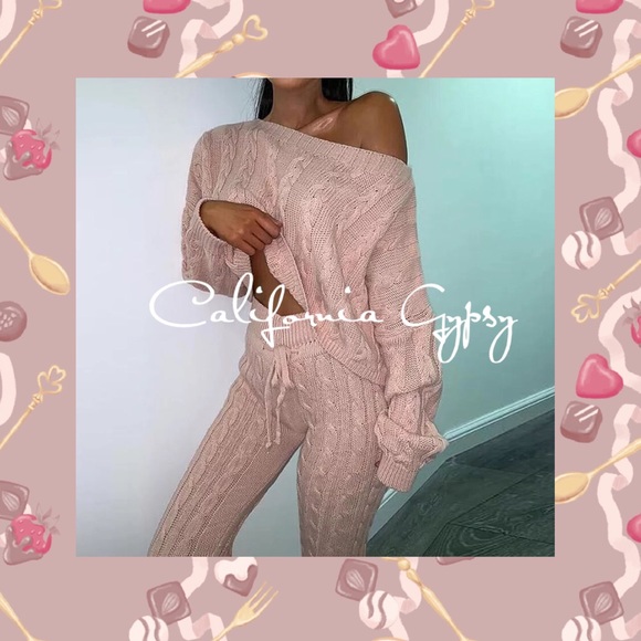 Knit 2 Pcs Loungewear Set - Picture 3 of 10